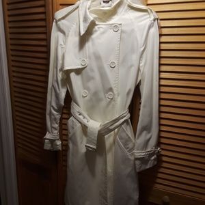 Trench coat from Express, off white